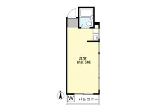 エステート内田ビル【3階】の間取り