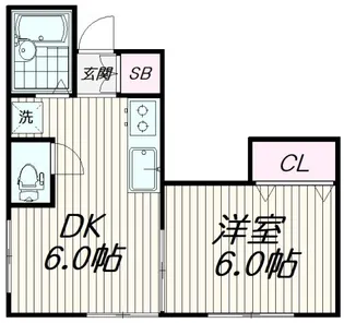 オキナテラス【2階】の間取り