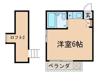 フタバハイツ【2階】の間取り