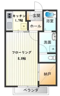 新樹館【1階】の間取り