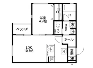 パルテナ【2階】の間取り