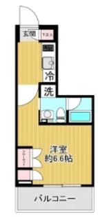 ベルグレード川崎AZ【5階】の間取り