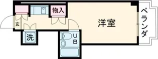 クレアーレ学園前【3階】の間取り