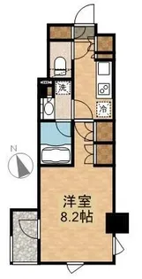 オーギュメント牛込神楽坂【3階】の間取り