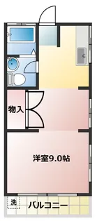 シャトー茗荷【1階】の間取り