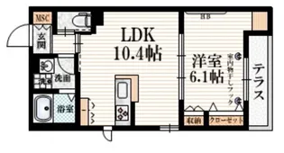 ら・さくら【1階】の間取り