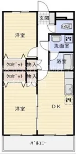 モン・ロジュマン【2階】の間取り