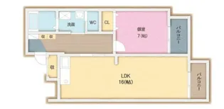 カーサヴェルデ【3階】の間取り
