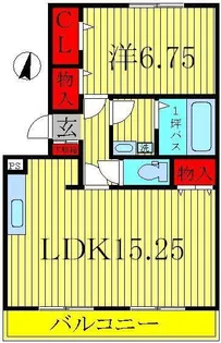 ディアコート【2階】の間取り