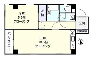 シントミプラザ稲荷町【3階】の間取り