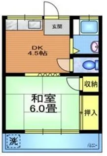 アマミハイツC【1階】の間取り