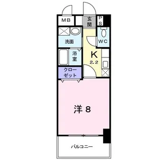 クラロ・アルドール【4階】の間取り