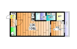 フォルモント須磨【3階】の間取り
