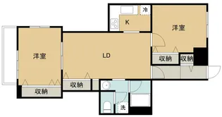 コーポ川越【3階】の間取り