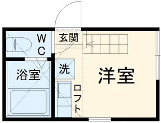 ユナイト石川町ジェフ・ベック【2階】の間取り