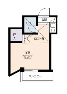ハイム亀戸【3階】の間取り