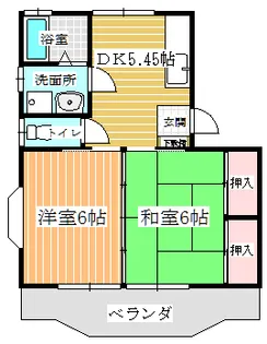 グリーンプラザQ【2階】の間取り