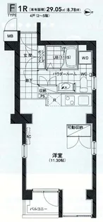 T COURT武蔵小杉【3階】の間取り