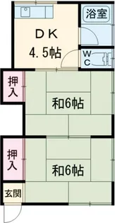 栄ハイツ【1階】の間取り