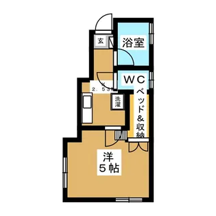 カトレアハイツ【1階】の間取り