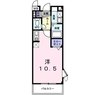 K‘s crew【3階】の間取り