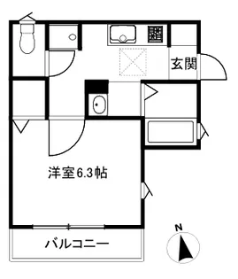 ケイズコート【1階】の間取り