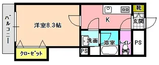 ガーデンハイム樗2番館【5階】の間取り