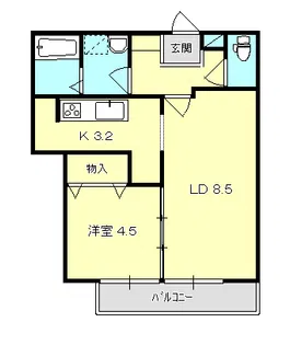 グランフォーレ【1階】の間取り