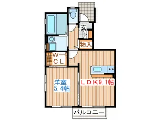 スマイリ-【1階】の間取り