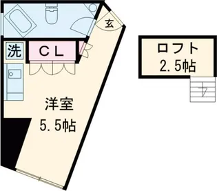 カサメヒカーナ西馬込【2階】の間取り