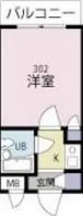 クロノス八王子台町【3階】の間取り