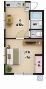 バームハイツ【1階】の間取り