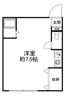 壱番館小林【1階】の間取り