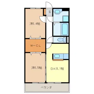 マジェスティ【4階】の間取り