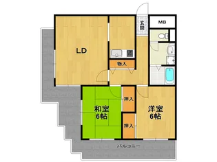 トロント92【3階】の間取り