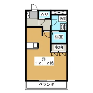 アクアライフエムズ【2階】の間取り