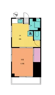 グリーンハイツ【4階】の間取り