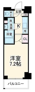 ガーラ・プレシャス横浜西谷【3階】の間取り