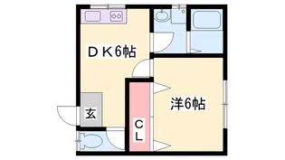 グリーンヒルズ神崎【2階】の間取り