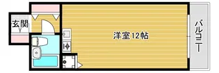 ライオンズマンション難波南第2【9階】の間取り