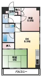 リリーハイム【2階】の間取り