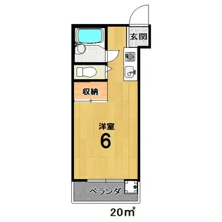 レジデンス西陣21【3階】の間取り