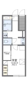 レオパレスJOHNAN III【1階】の間取り