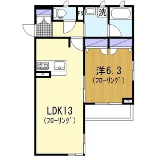 ソレイユ【1階】の間取り