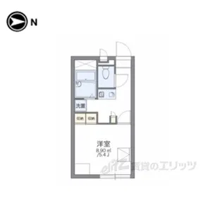 レオパレスドリーム田中21【2階】の間取り