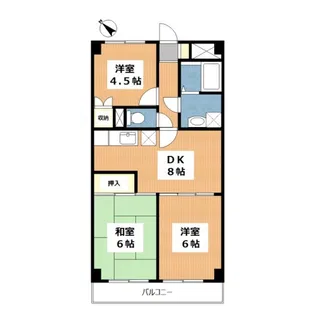 アゼリア【2階】の間取り