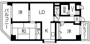 ウィステリア今里【8階】の間取り