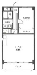 バイオレットヒルズ【1階】の間取り