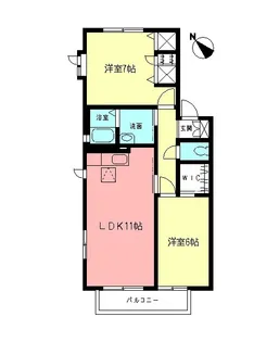 シエル6【1階】の間取り