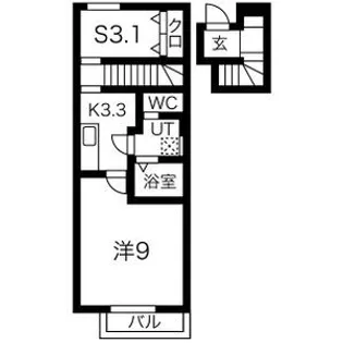 first花巻【2階】の間取り